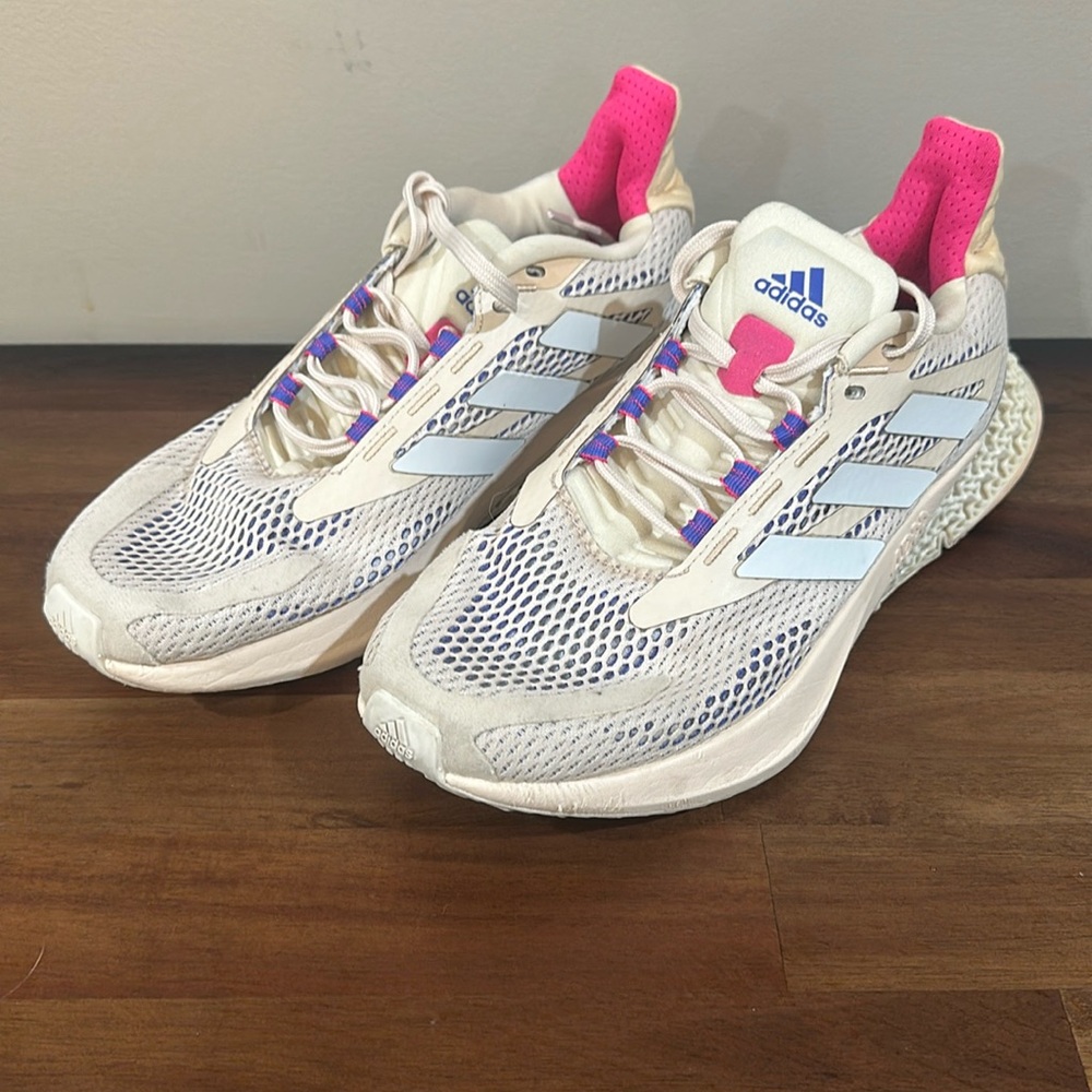 Adidas 4D sneakers shades of peach and purple - women’s 9